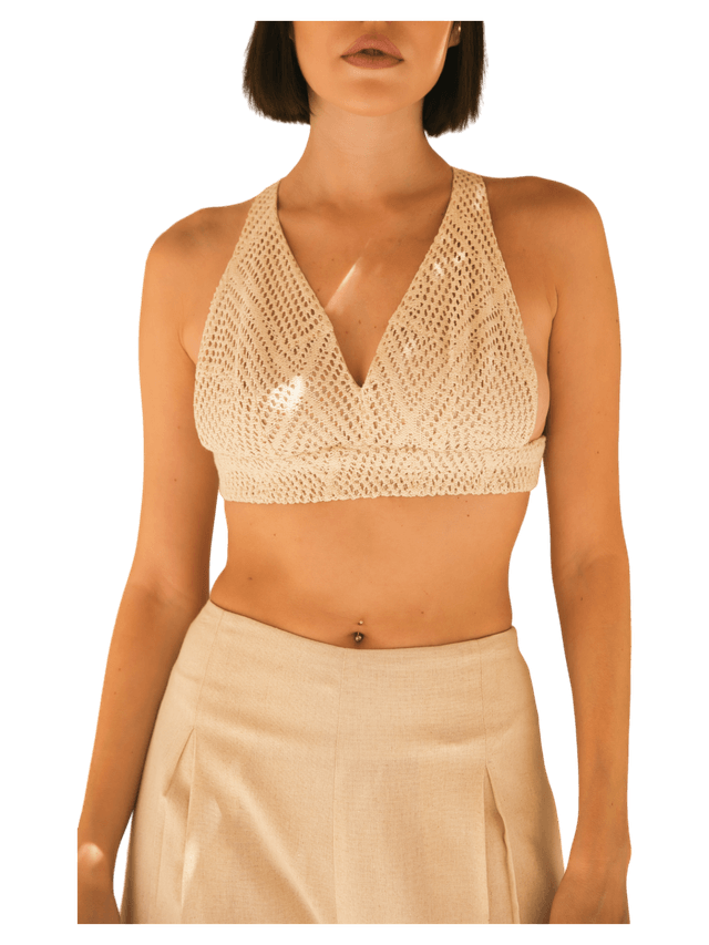 product Crochet Crop Top Bra Image